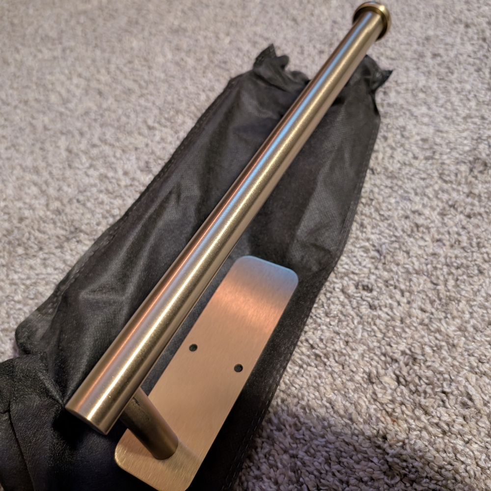 New! Gold Paper Towel Holder Hanging Bar